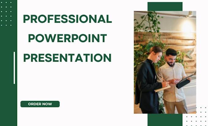 Gig Preview - Design a professional powerpoint presentation