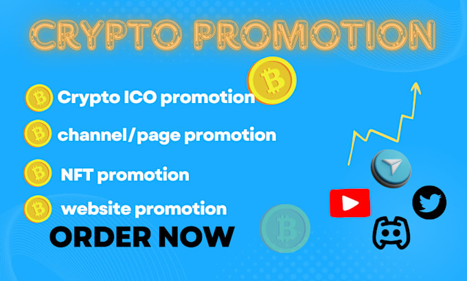 Gig Preview - Do organic crypto, nft, ico, token promotion, meme coin channel promotion