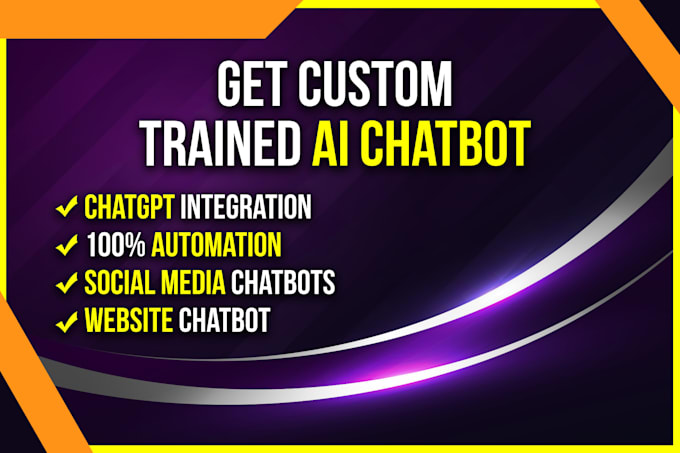 Gig Preview - Create ai chatbot for your social channels and website