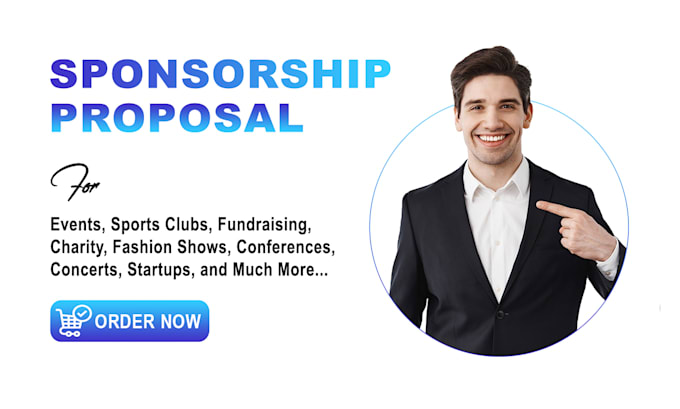 Gig Preview - Write and design a sponsorship proposal or letter package, event, or nonprofit