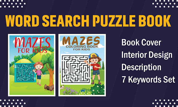 Bestseller - create unique word search puzzle activity books for amazon KDP