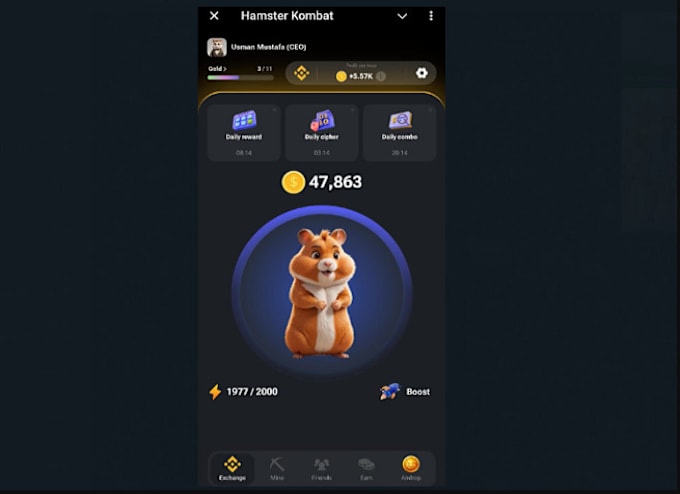 Bestseller - clone hamster kombat,tapswap,telegram mini app, game bot,tap to earn,chain game