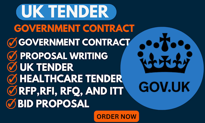 Gig Preview - Do bid writing to win healthcare and UK cleaning tender government contracts rfp