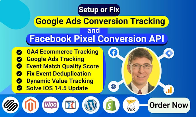 Gig Preview - Google ads conversion tracking, facebook conversion API, and ecommerce tracking