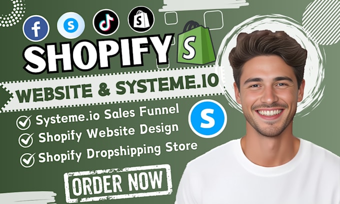 Bestseller - build automated shopify store, systeme io, ecommerce website seo and promotion