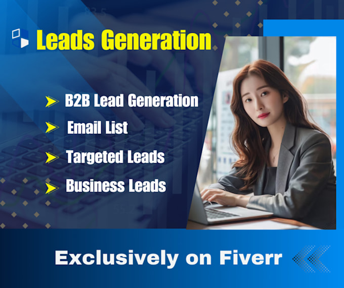 Gig Preview - Targeted b2b lead generation, business leads, targeted list, linkedin leads