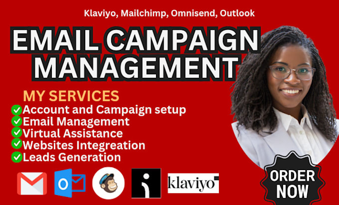 Gig Preview - Be your email marketing manager in klaviyo omnisend, mailchimp with automation