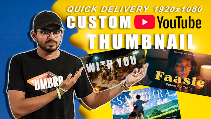 Bestseller - design custom thumbnails for your content to improve CTR