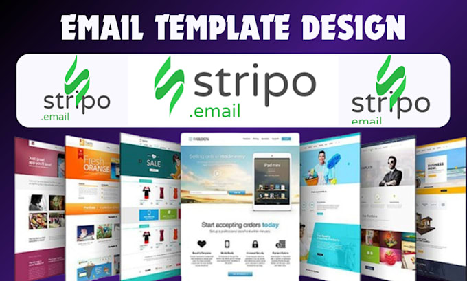 Gig Preview - Design email template on stripo HTML email template beehive brevo mailerlite