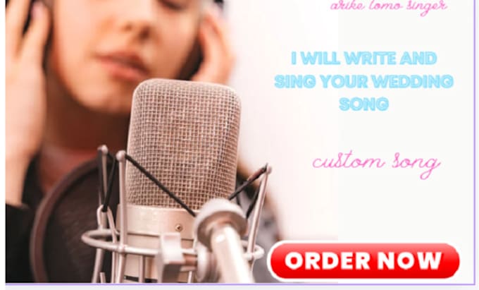 Gig Preview - Write and sing a custom song for wedding, birthday, or any relaxation music