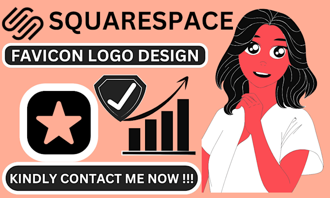 Gig Preview - Design a eyecatchy squarespace favicon logo to make your site looks proffesional