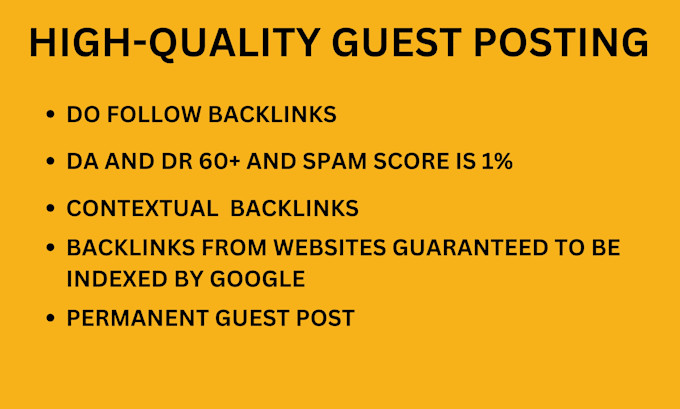 Gig Preview - Guest post on general sites with dofollow backlink