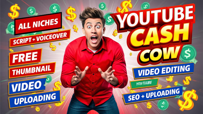 Gig Preview - Automate your youtube channel with faceless videos for passive income