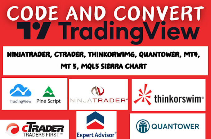 Gig Preview - Code tradingview, python, ctrader, ninjascript, quantower and thinkorswim