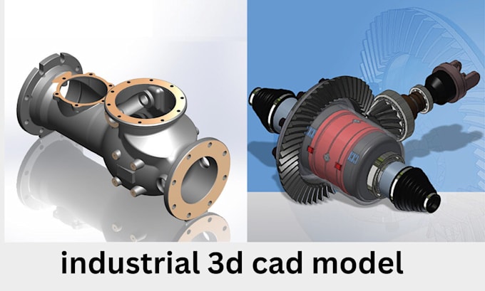 Gig Preview - Do quality industrial 3d cad model, 3d product design and rendering for you