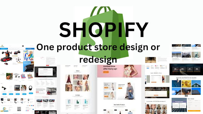 Bestseller - professional shopify homepage design , landing page design, pagefly