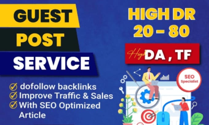 Bestseller - provide guest posting  service on high authority sites