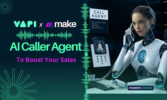 Gig Preview - Make an ai voice caller using vapi and bland with make integration