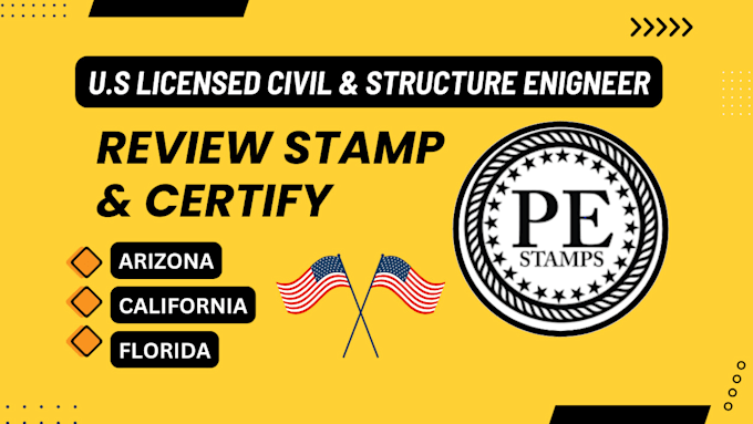 Bestseller - do structural engineering plan for city permit as a florida ca arizona engineer