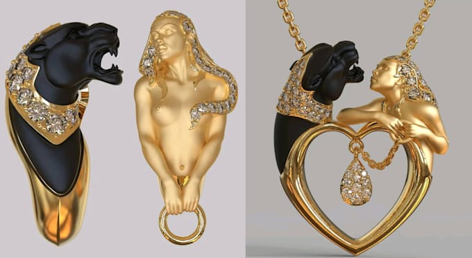 Bestseller - 3d jewelry model jewelry design cad modelling jewelry rendering collection