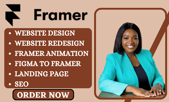 Gig Preview - Framer website framer website design framer landing page figma to framer wix