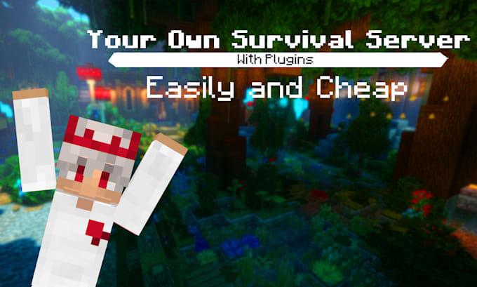 Gig Preview - Make a minecraft server, you can play with your group of friends