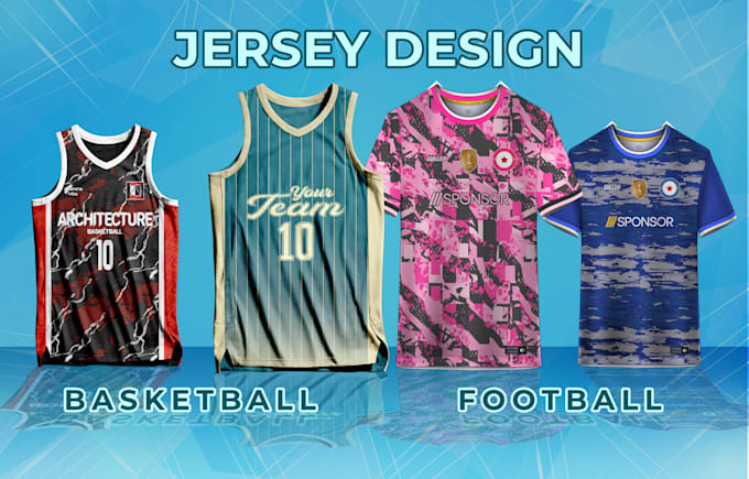 Gig Preview - Design sport jersey for basketball, football and other