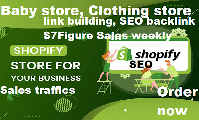 Gig Preview - Shopify baby store, SEO fix issues robot txt shopify clothing traffic site audit