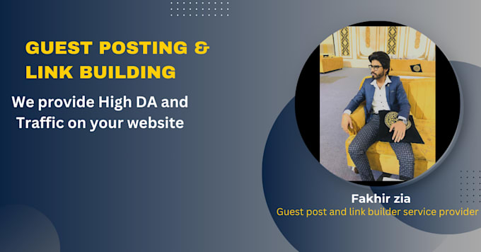 Gig Preview - Do guest posting and link insertion on high da websites