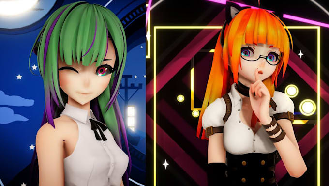 Gig Preview - Create repair or convert any model to mmd garry mod vtuber weight paint