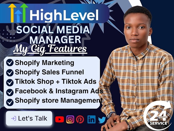 Gig Preview - Offer you the best tiktok manager and social media manager instagram marketing