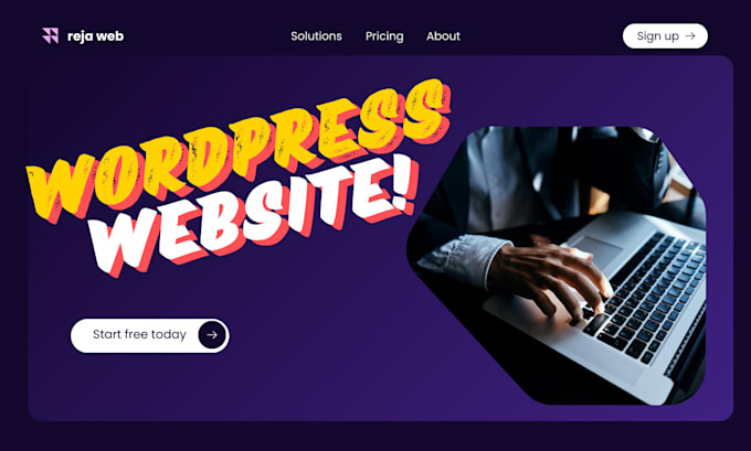 Gig Preview - Develop a business wordpress website design or blog website