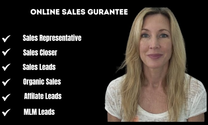 Gig Preview - Be your sales representative close online sales sales closer sales leads sales