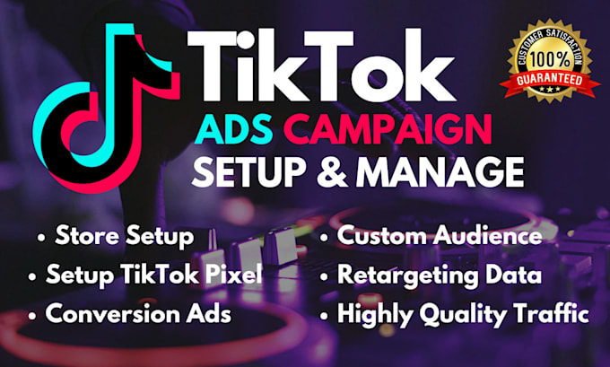 Gig Preview - Create tiktok ads and manage your shop affiliate program