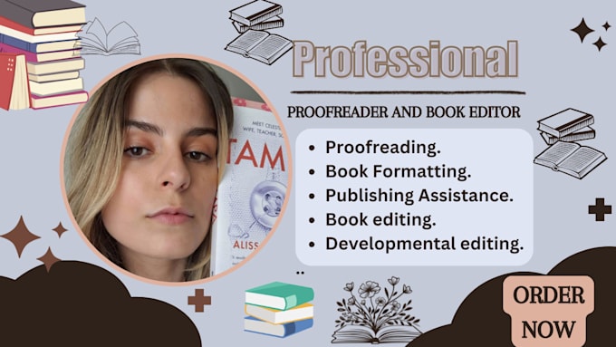 Gig Preview - Be your ebook proofreader and book editor