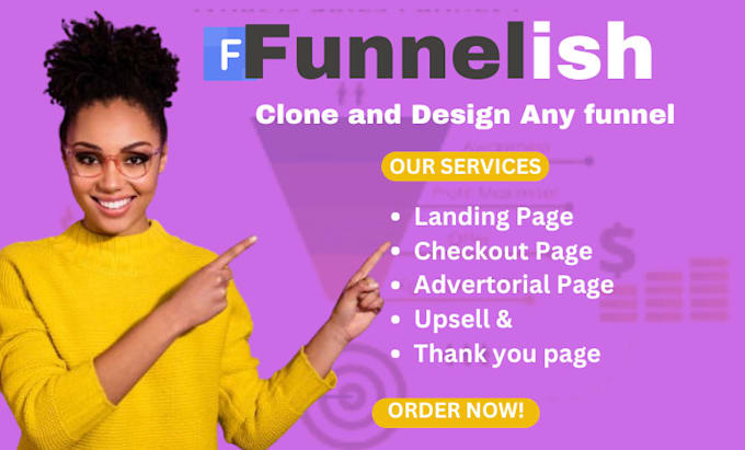 Bestseller - funnelish sales funnel , check out champ, fix funnelish bugs clone funnelish