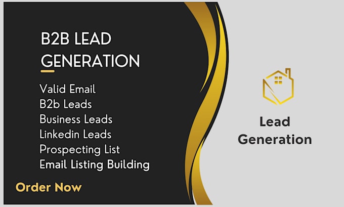 Gig Preview - Do b2b lead generation and linkedin lead generation