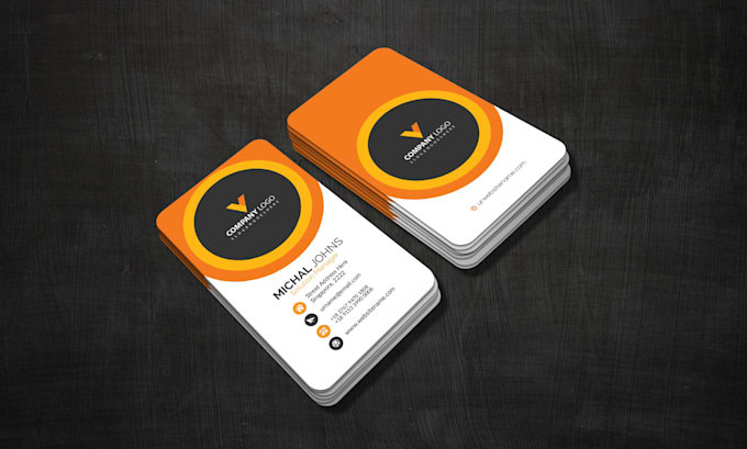 Gig Preview - Premium business card design first delivery