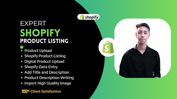 Gig Preview - Expert shopify product listing fast and accurate setup