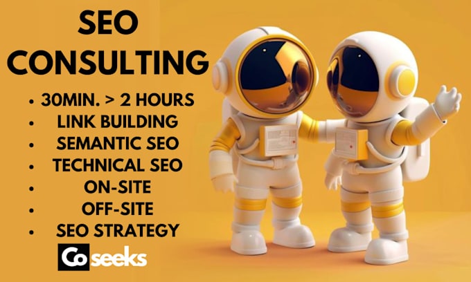 Gig Preview - Consult you on everything about SEO