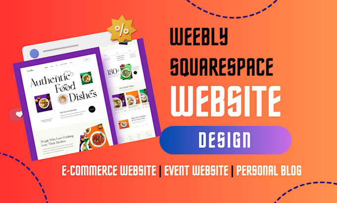 Gig Preview - Build beautiful squarespace website update or fix weebly website design