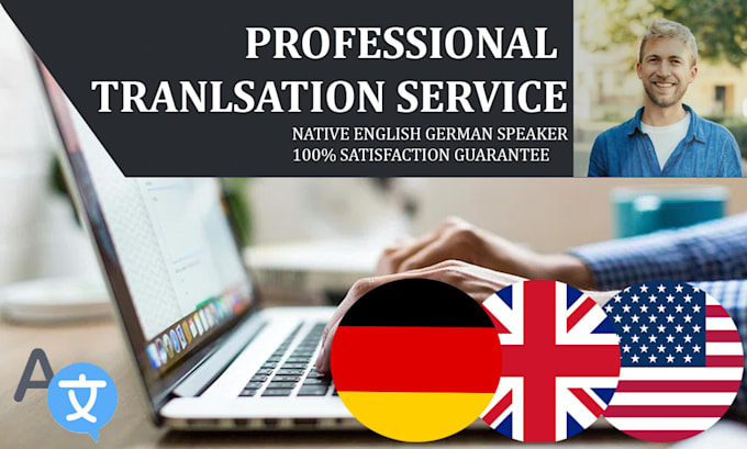 Gig Preview - Translate english or german