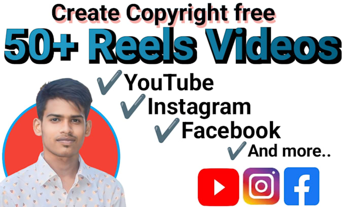 Gig Preview - Create your instagram, youtube and facebook reels videos