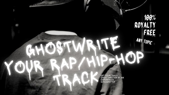 Gig Preview - Provide professional level hip hop ghostwriting