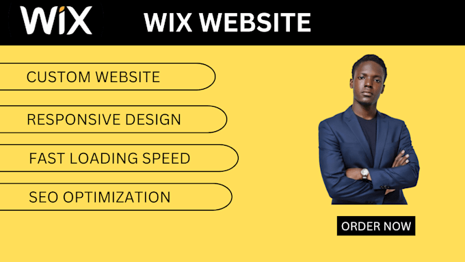 Gig Preview - Design and redesign your wix website and ecommerce store