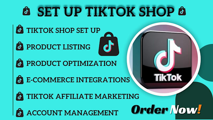 Gig Preview - Setup tiktok shop and get your deactivated tiktok account back