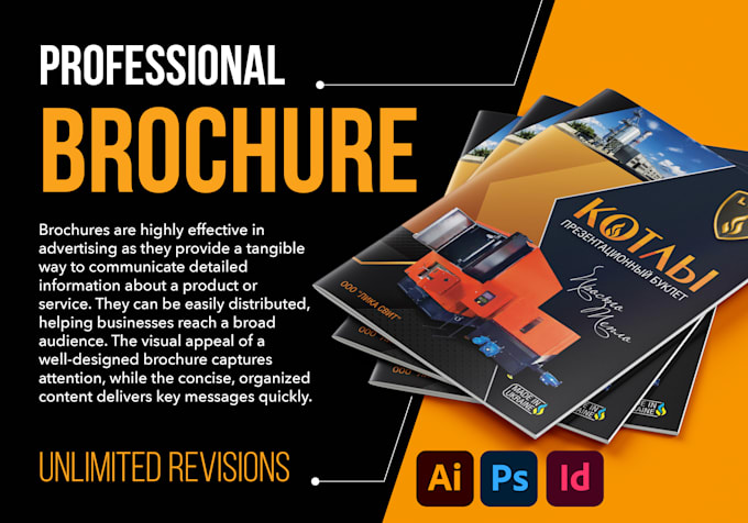 Gig Preview - Design brochure for you with great quality and care