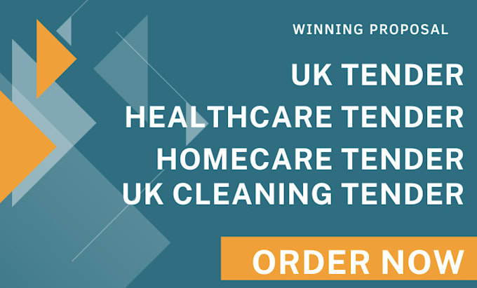 Bestseller - win uk tender bid proposal, healthcare homecare construction uk cleaning tender