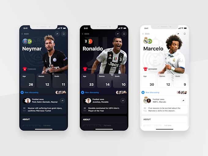 Gig Preview - Develop football app, match official app, live score app, sport app