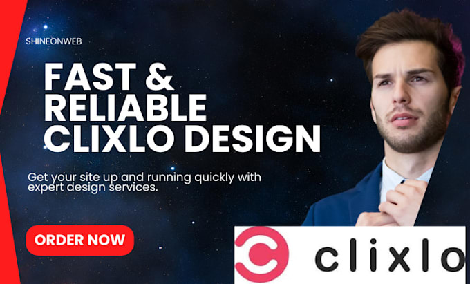 Gig Preview - Clixlo landing page clixlo website clixlo sales funnel  clixlo automation